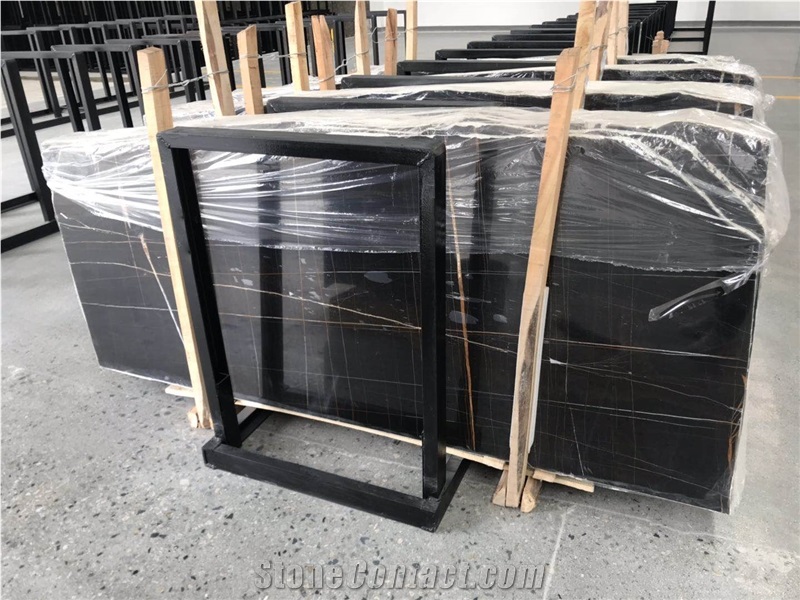 Laurent Black Marble for Wall Cladding