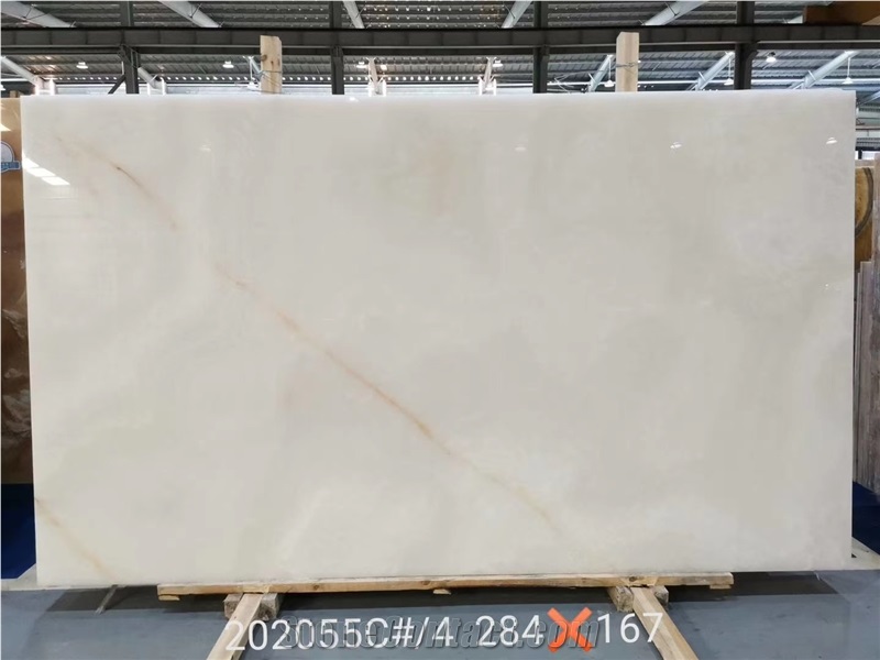 Mahabad White Onyx Slab for Project