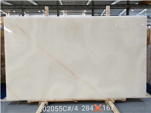 Mahabad White Onyx Slab for Project