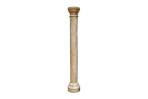 Natural Onyx Stone Columns for Luxury Villa