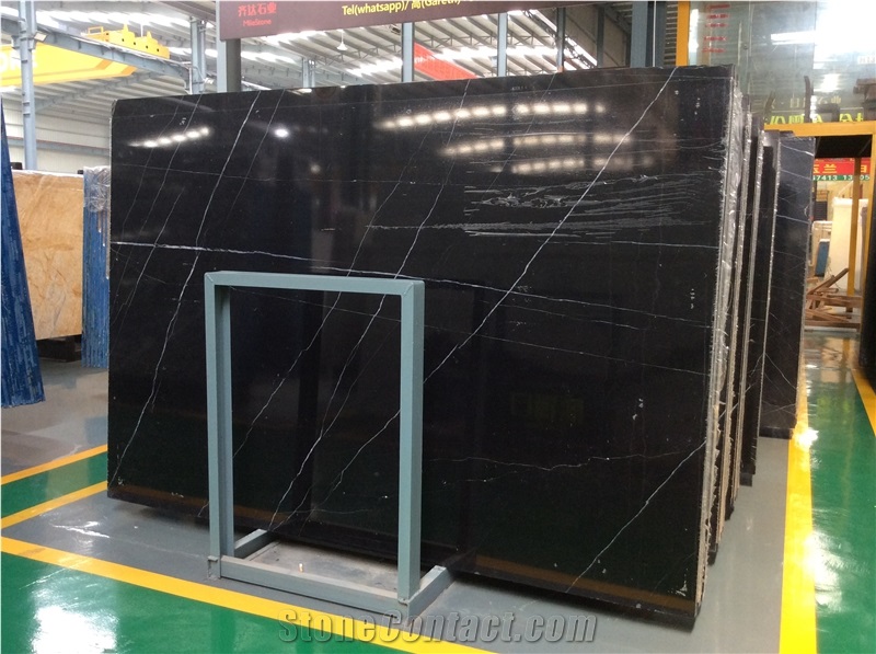 Nero Marquina Marble for Kitchen Wall Tile