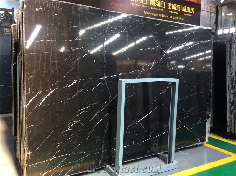 Nero Marquina Marble for Kitchen Wall Tile