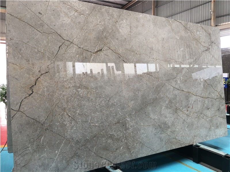 Normandy Grey Marble Slab for Hotel Project
