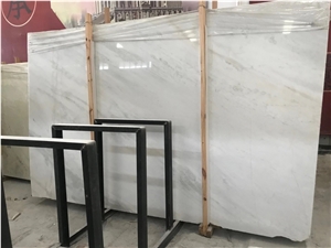 One White Marble Slab for Flooring Tiles