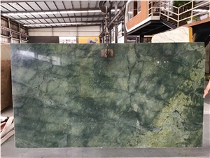 Peacock Green Marble for Kitchen Wall Tile