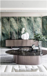 Peacock Green Marble for Wall and Floor Tile