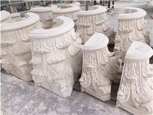 Portugal Beige Limestone Natural Stone Columns