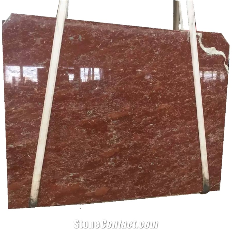 Rose Red Marble Slab for House Decoration