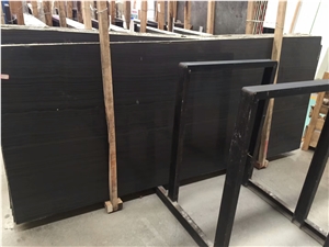 Royal Black Wood Marble for Wall Cladding