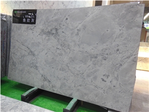Silver Statuario Marble Slab for Hotel Project