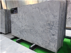 Silver Statuario Marble Slab for Hotel Project