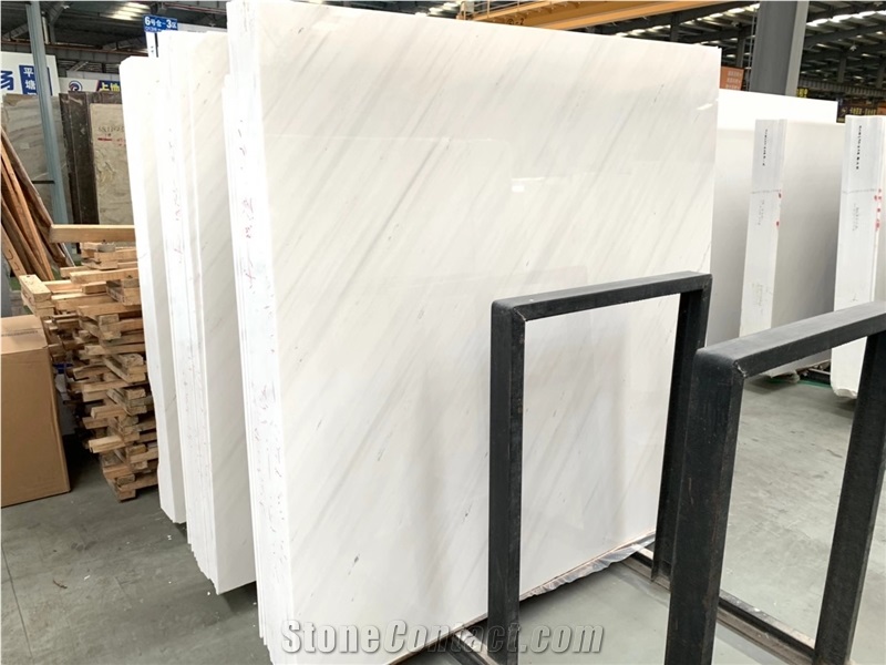 Sivec White Marble Slab and Tiles for Project