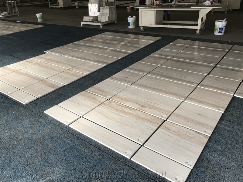 Skyline White Marble Flooring Tiles for Project