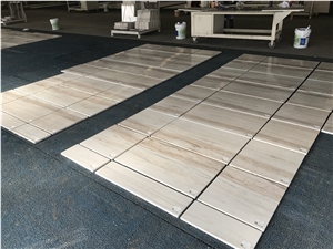 Skyline White Marble Flooring Tiles for Project