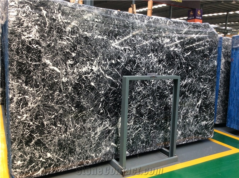 Snowflake Black Marble for Floor Covering