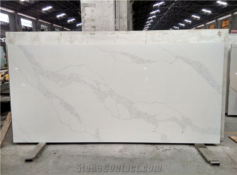 White Artificial Quartz Stone for Wall Tile