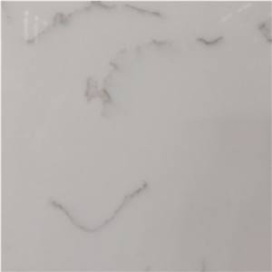White Snow Artificial Quartz Stone for Countertop