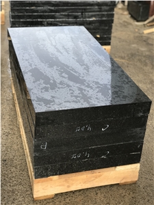 Black Gabbro Headstone, Gravestone Plates