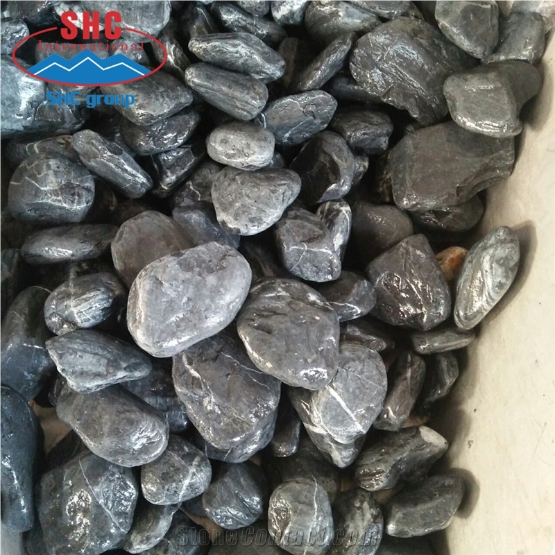Black Gravels Stone for Pathway Paving and Floor