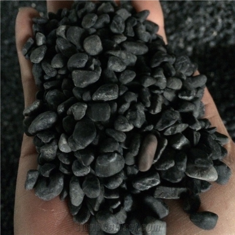 Black Gravels Stone for Pathway Paving and Floor
