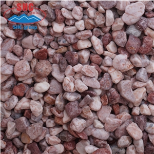 Red Tumble Stone for Decorating Garden, Landscape