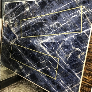 Blue Sodalite Honeycomb Panels