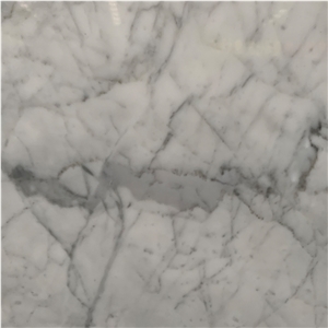 Italy Statuario White Marble With Gray Veins Slab