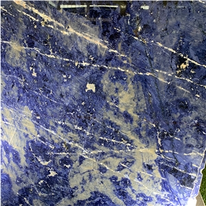 Luxury Sodalite Blue Marble For Background Decor