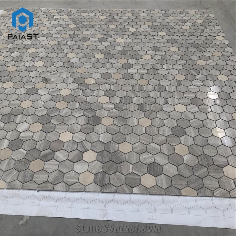 Modern Design Grey Marble Mosaic Tile