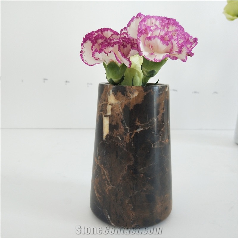 Modern Design Marble Craft Small Flower Vase