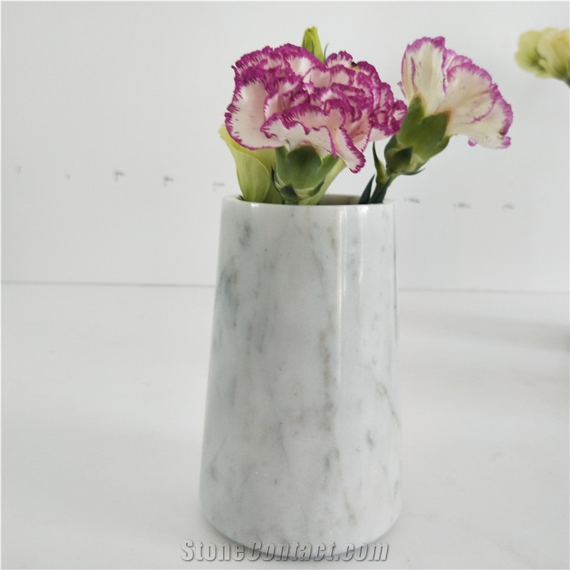 Modern Design Marble Craft Small Flower Vase