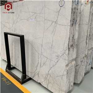 Natural Crystal White Marble Flooring Tiles Price