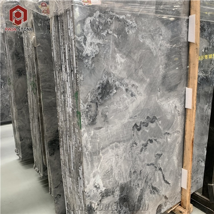 Natural Italian Grey Marble Slab For Floor Tiles