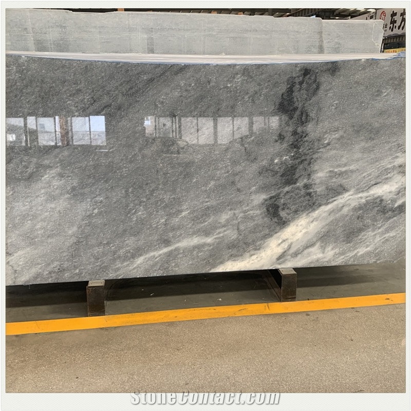Roma Grey Natural Marble Slab House Indoor Design