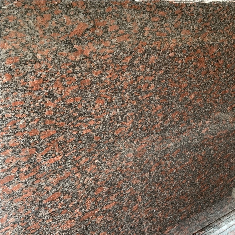 Rose Pearl Red Granite Wall Caldding Design
