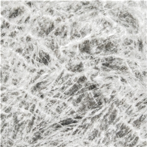 Snow Fox Grey Color White Vein Marble Slab