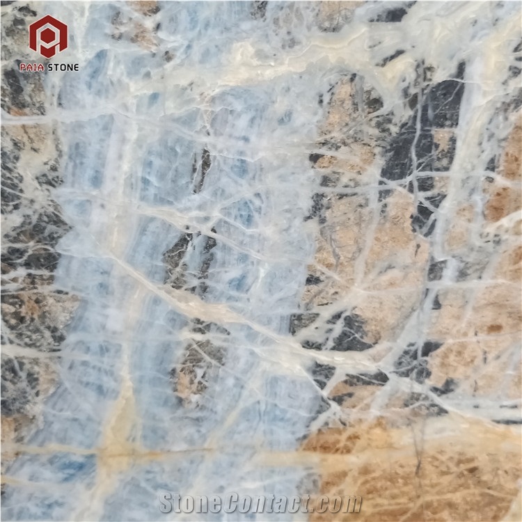 Naturtal Blue Jeans Marble Slab For Background Wall
