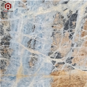 Naturtal Blue Jeans Marble Slab For Background Wall