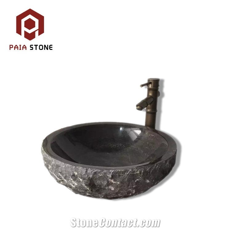 Washbasin Hotel Bathroom Granite Stone Sink