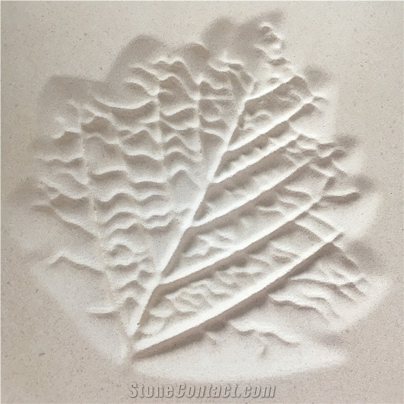 White Limestone Cnc Laser Carving