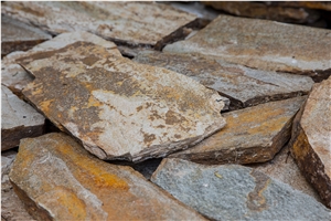 Gneiss Hardscape Tiles, Gneiss Flagstones, Gneiss Irregular Flagstone Slabs