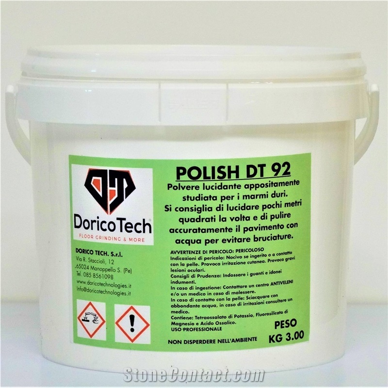 Polish Dt Polishing Powders - Polishing Waxes and Detergents for Marble and Granite - Cement Line