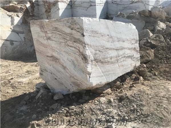 Calacatta Tarahumara Marble Blocks, Mexico White Marble