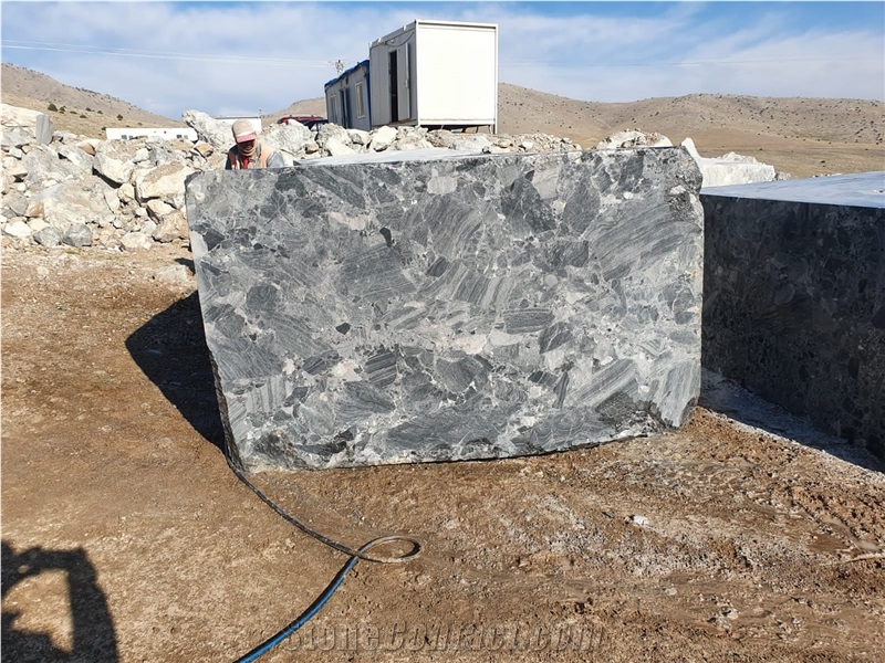 Breccia Marble Block, Turkey Grey Marble