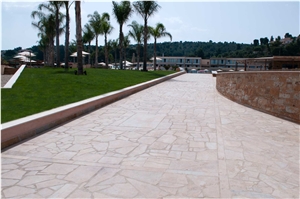 Terra Coral Walkway Pavement,Outdoor Irregular Stone,Extrior Paving