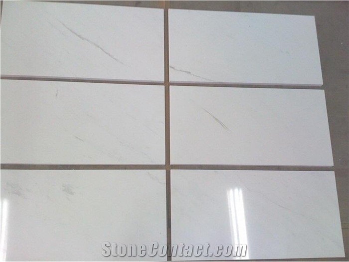 Ariston White Marble Floor Wall Slabs Tiles