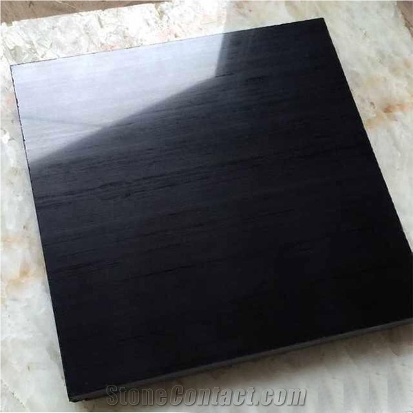 Black Serpeggiante Marble Floor Wall Slabs Tiles
