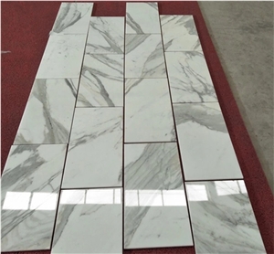 Calacatta White Marble Floor Wall Slabs Tiles