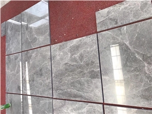 China Hermes Grey Marble Floor Wall Slab Tile