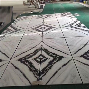 Panda White Marble Floor Wall Slabs Tiles